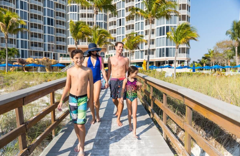 Family at Pink Shell Beach Resort