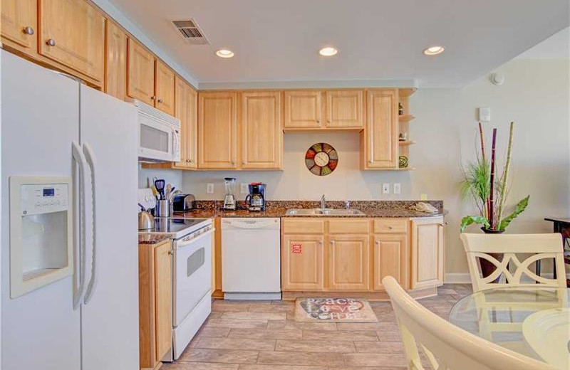 Guest kitchen at Splash Resort.
