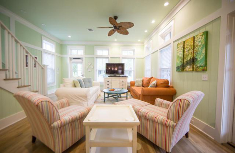 Rental living room at Dune Real Estate Company.