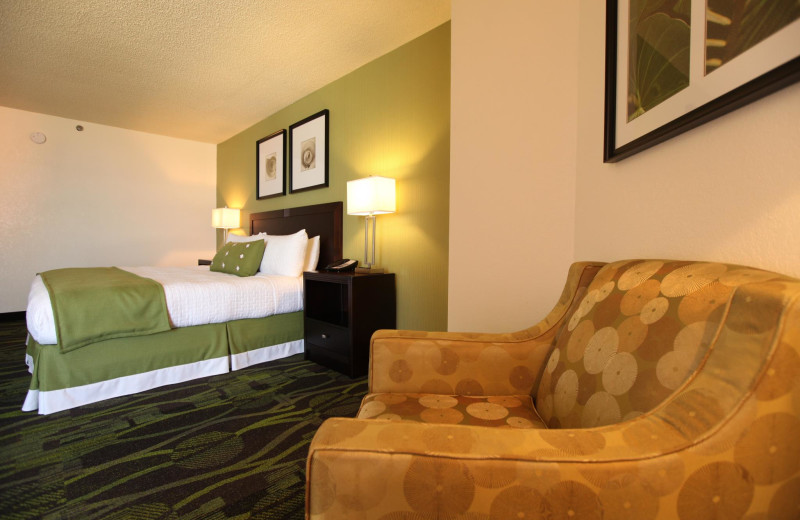 Guest room at Perdido Beach Resort.