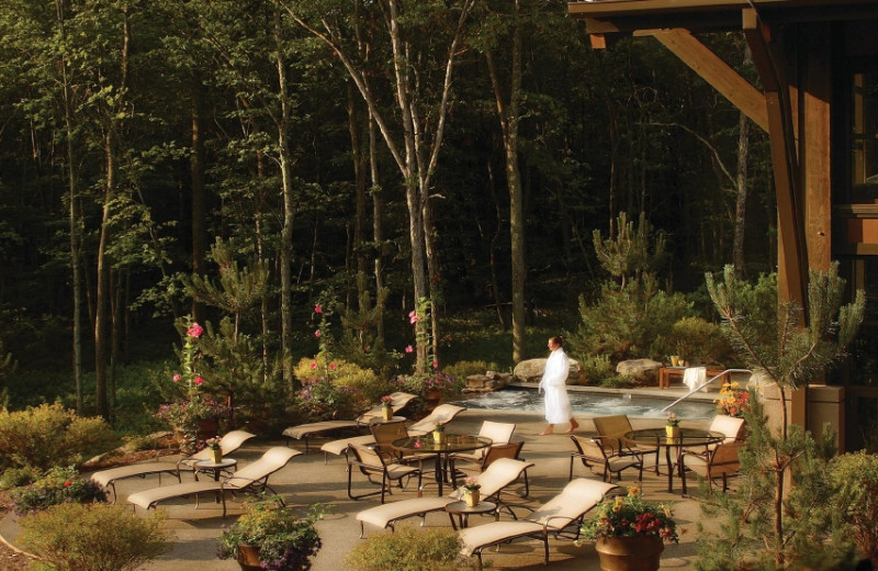 Patio at The Lodge at Woodloch.