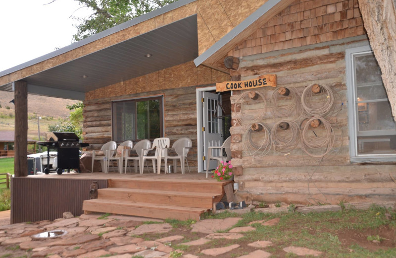 Cabin at Dryhead Ranch.