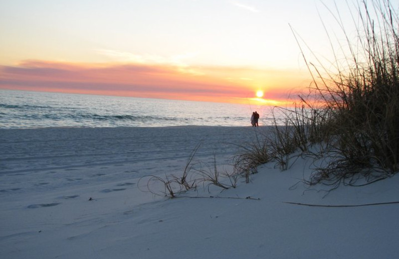 The beach at Destin Gulfgate Condominiums.