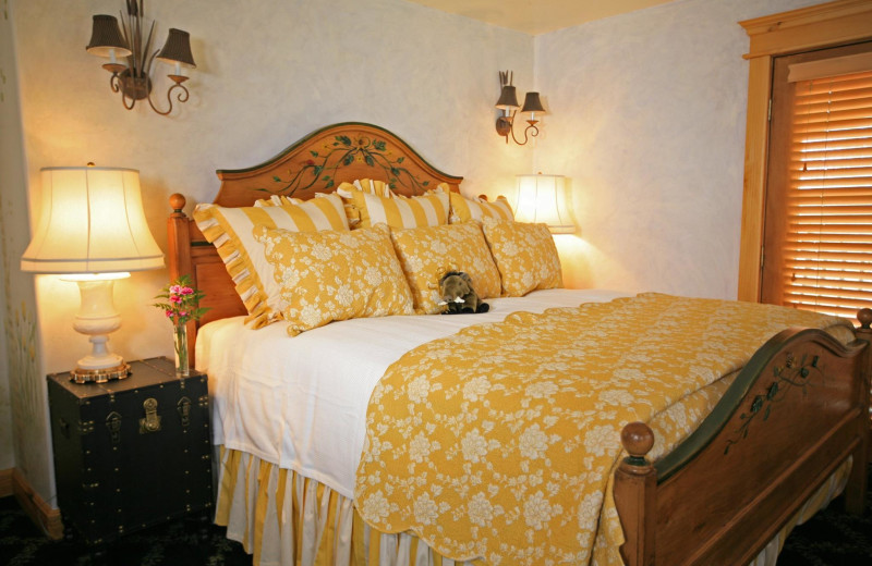 Guest room at The Blue Boar Inn B&B.