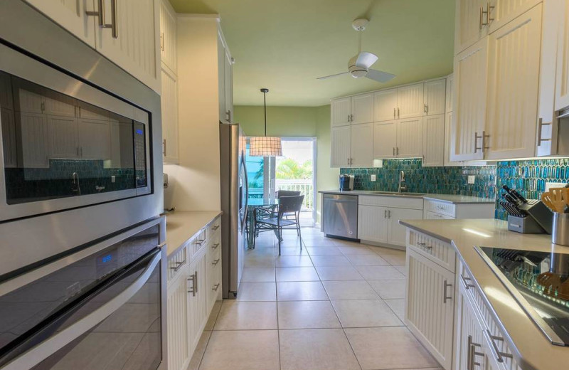 Rental kitchen at Kingfisher Vacations, Inc.