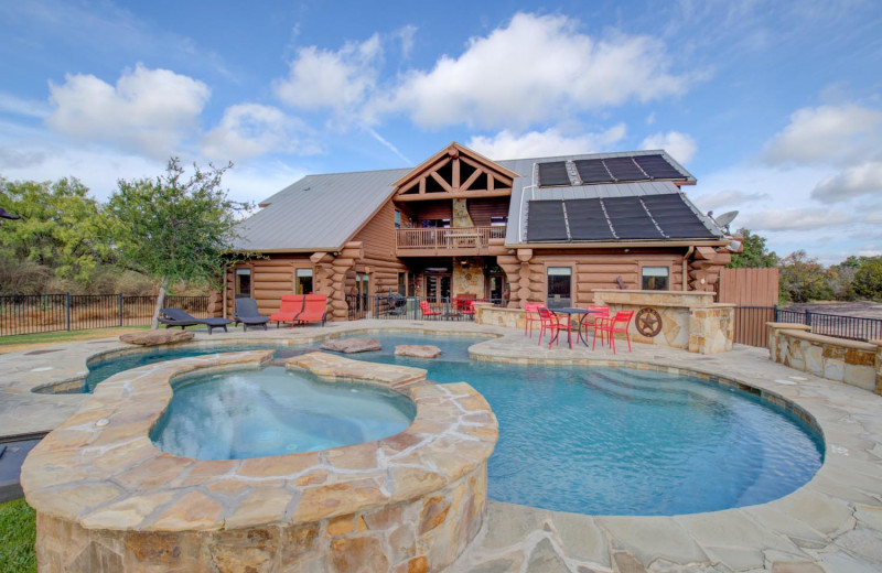 Rental exterior at Log Country Cove.