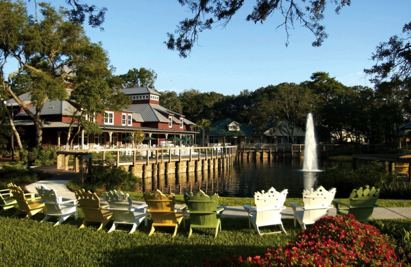 Relaxing at Omni Amelia Island Plantation.