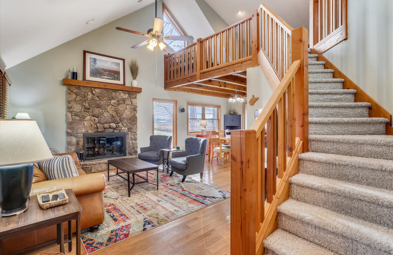 Rental living room at Best of Canaan.