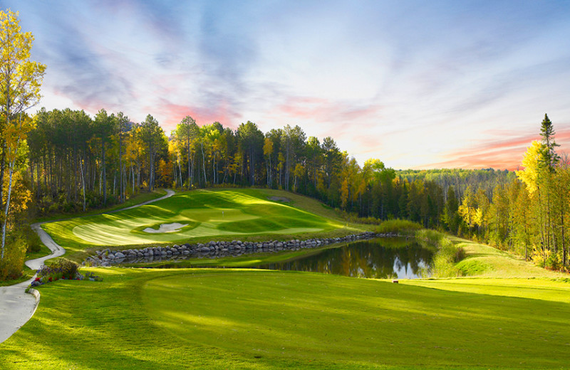 Golf course near Ludlow's Island Resort.