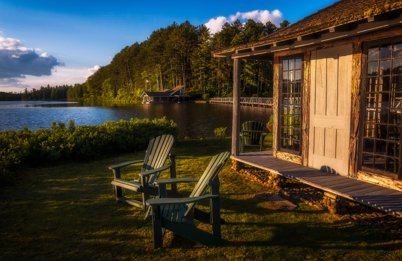 Exterior view of White Pine Camp.