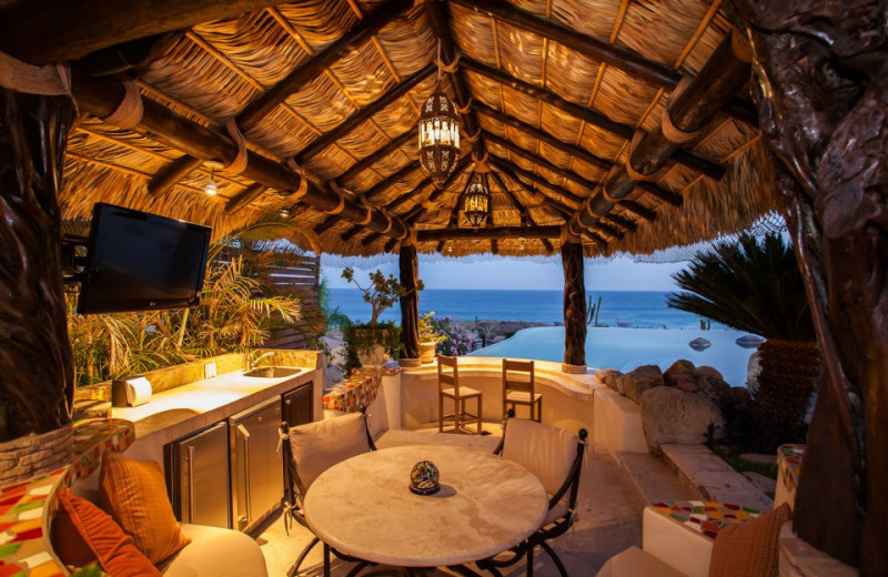 Rental patio at Sun Cabo Vacations.