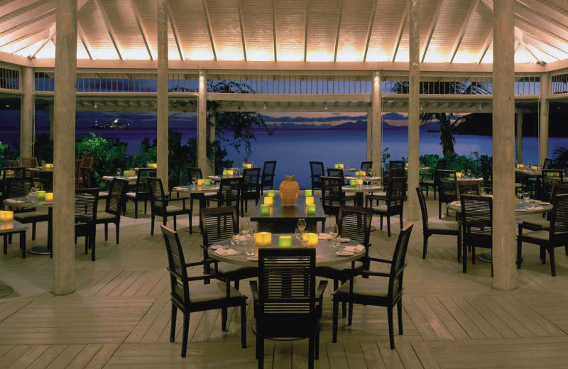 Dining at Carlisle Bay.