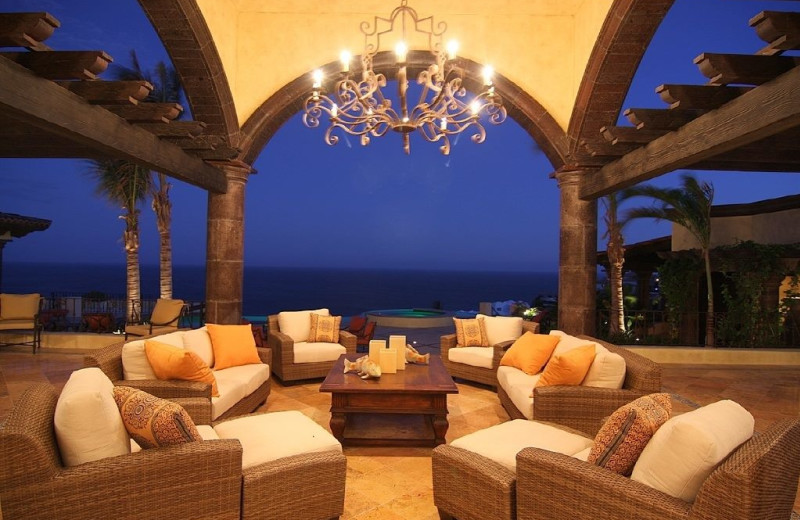 Rental patio at Sun Cabo Vacations.