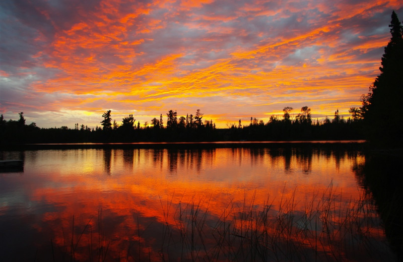 Beautiful sunsets at Poplar Creek  B & B.