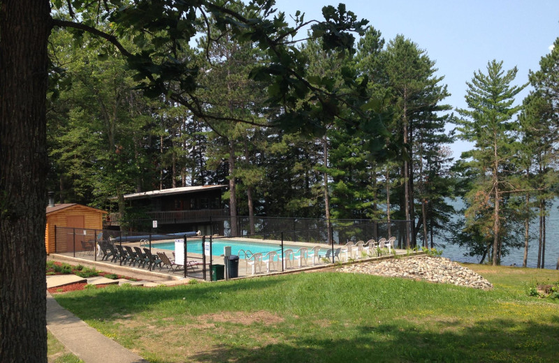 Outdoor pool at Timberlane Resort.