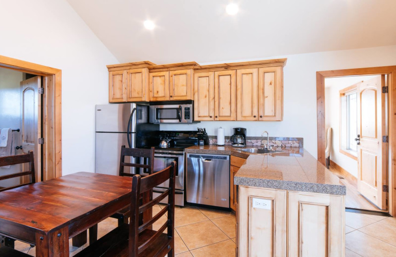 Kitchen at Stone Canyon Inn.