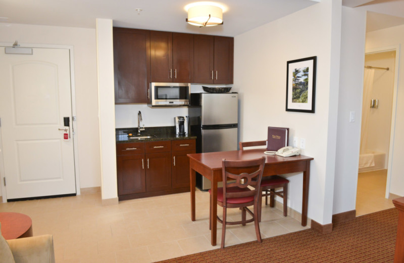 Lodge kitchen at Penn Wells Hotel & Lodge.