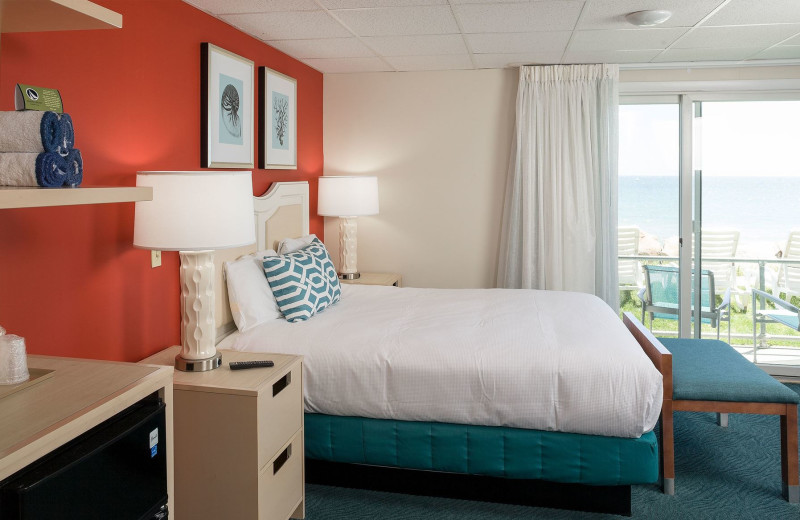 Guest room at Pleasant View Inn.