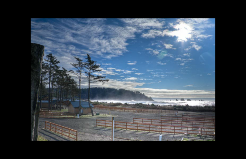 Exterior view of Quileute Oceanside Resort.