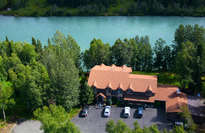 Exterior view of Alaska Fishing Lodge.