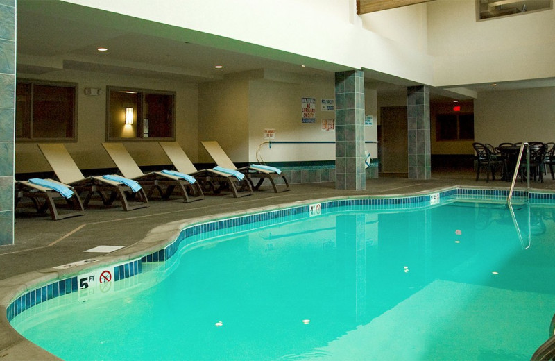 Indoor pool at Beacon Pointe Resort.