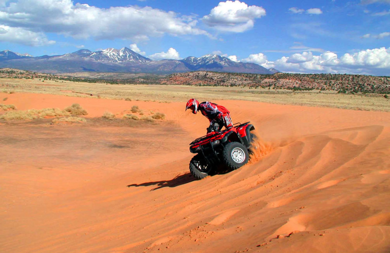 ATV riding near Big Horn Lodge.