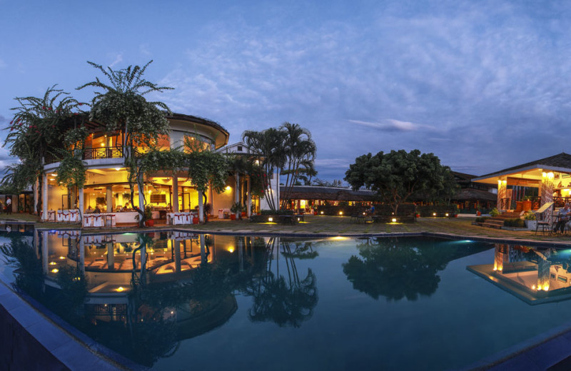 Outdoor pool at Nepal Shangri-La Village Luxury Resort.