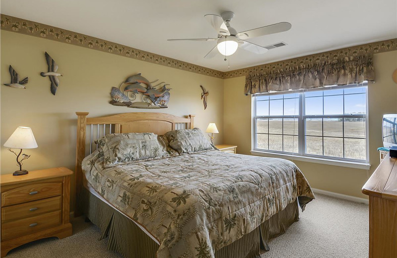 Rental bedroom at Long & Foster Vacation Rentals -Bethany Beach.