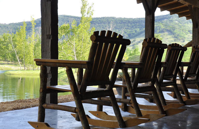 Porch at Lonehollow.
