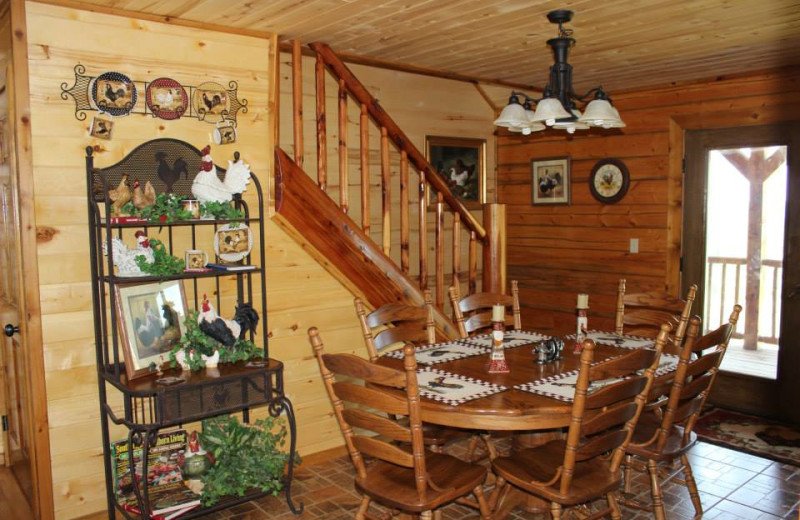 Dining room at Saddleback Lodge.