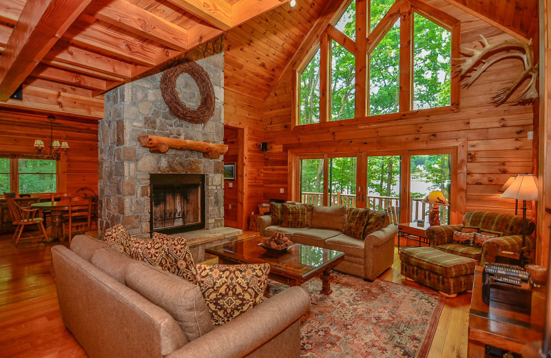 Rental living room at Railey Vacations.