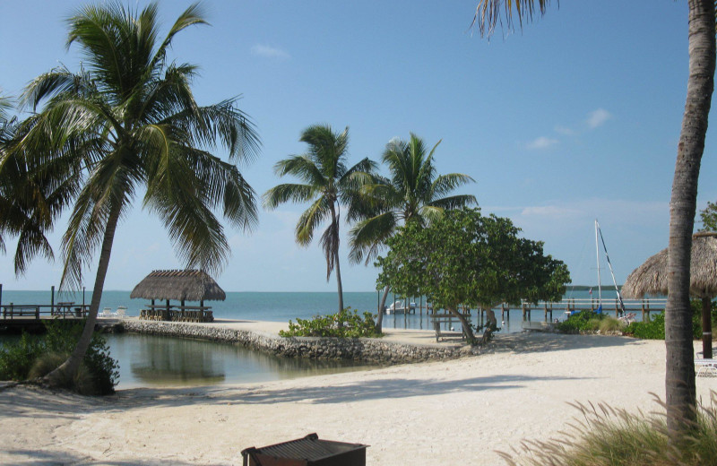 Beach view at Coral Bay Resort.