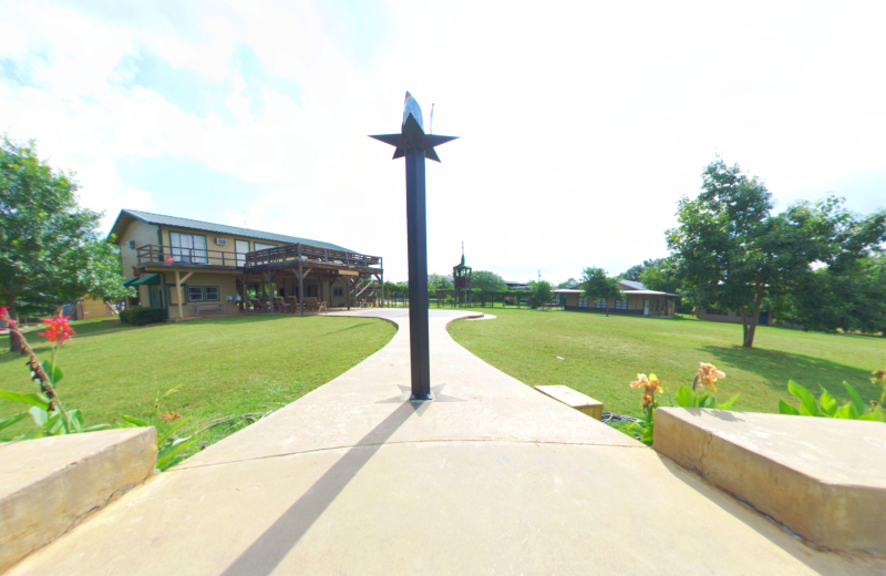 Exterior view of Camp Champions on Lake LBJ.