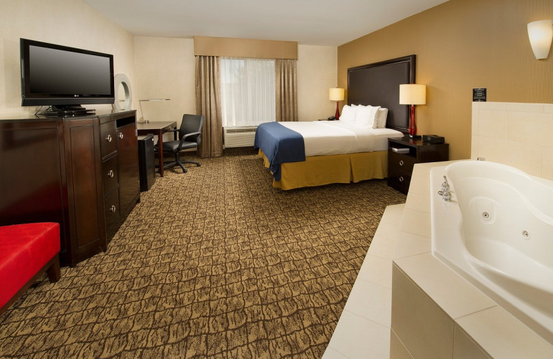Guest room at Holiday Inn Express Hotel