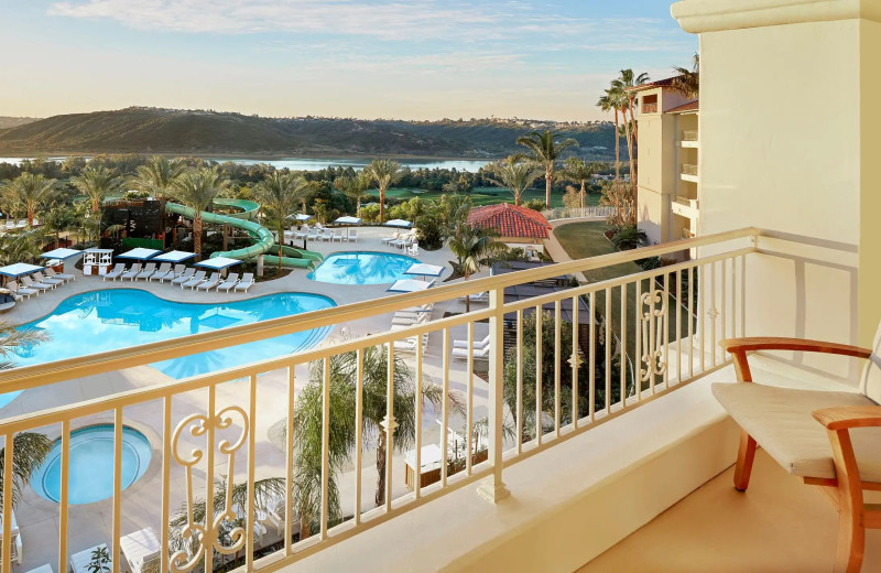 Guest balcony at Park Hyatt Aviara Resort, Golf Club 