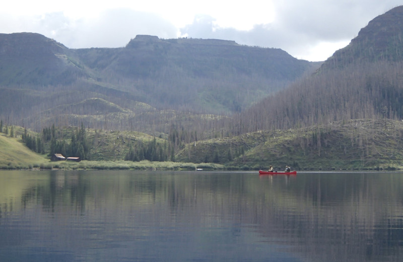 Lake view at Trappers Lake Lodge & Resort.