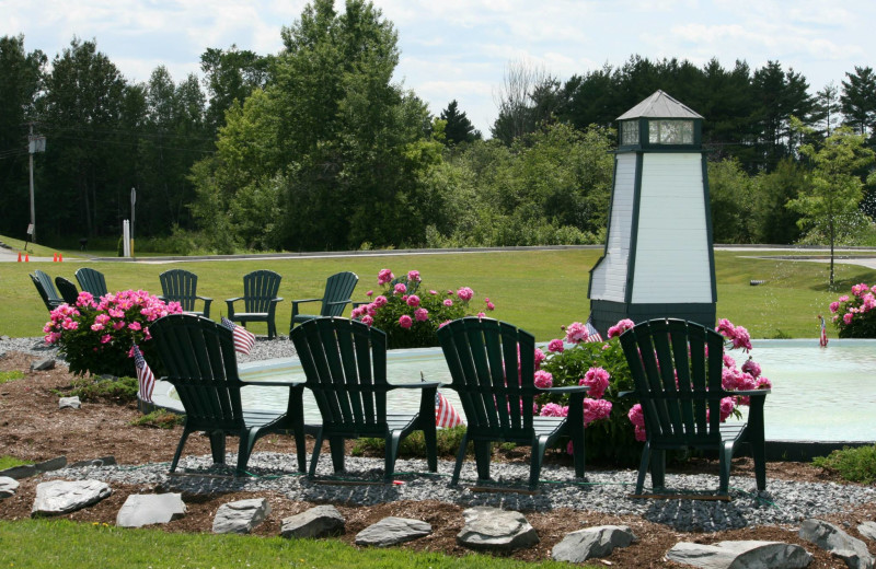 Patio at Vacationland Inn.