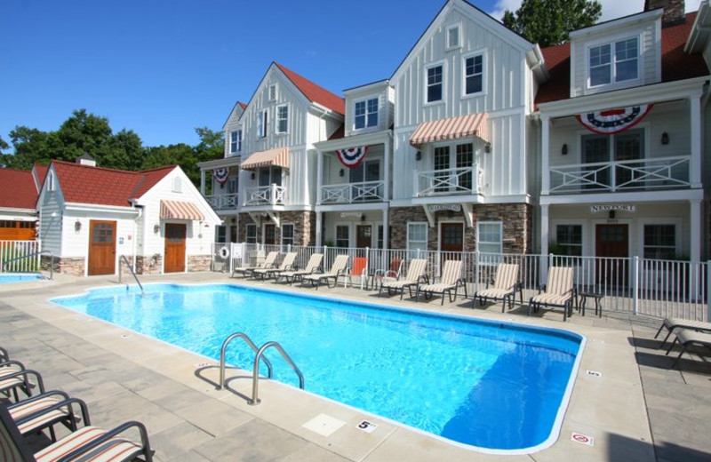 Outdoor pool at The Beach House.