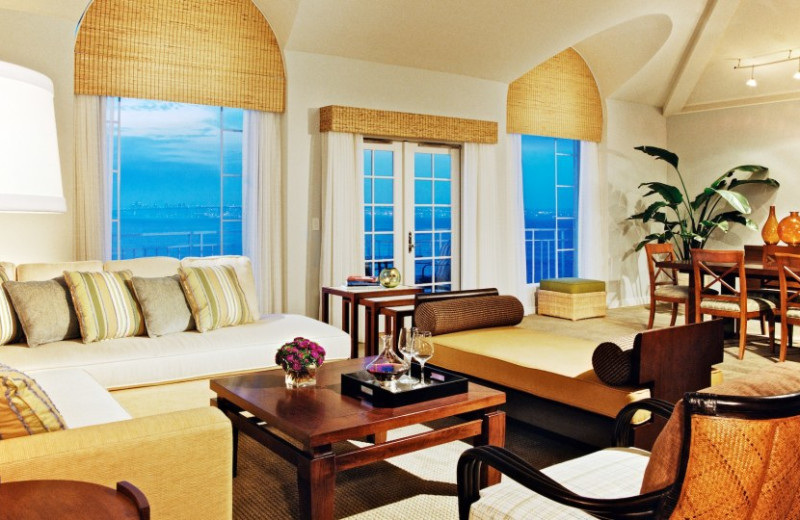 Suite interior at Loews Coronado Bay Resort.