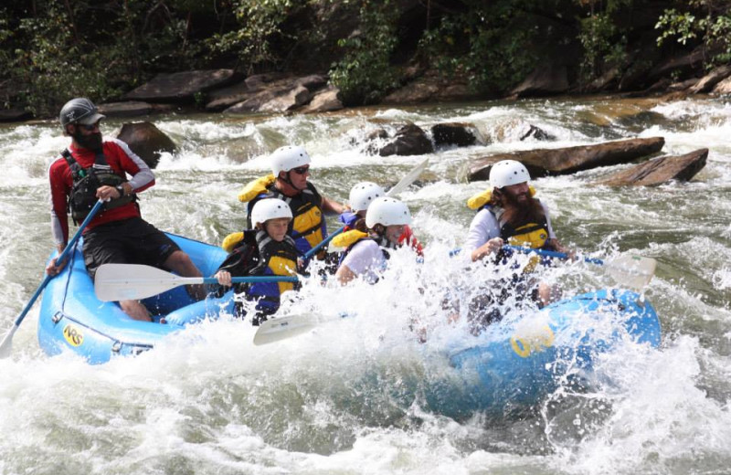 Rafting at Cabin Rentals of Georgia.