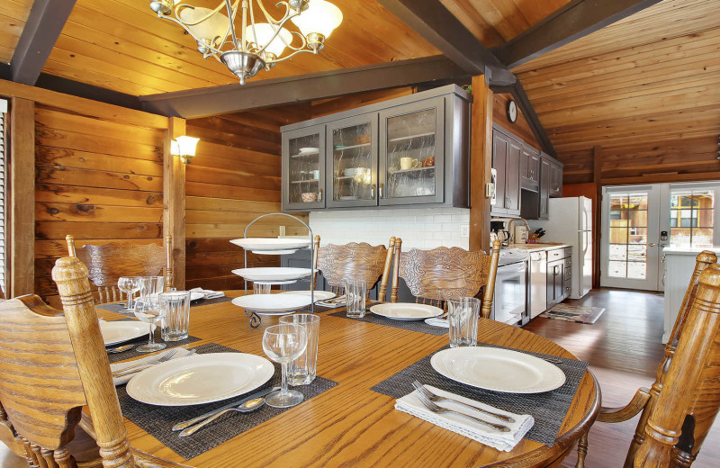 Rental kitchen at Mountain Resort Properties.