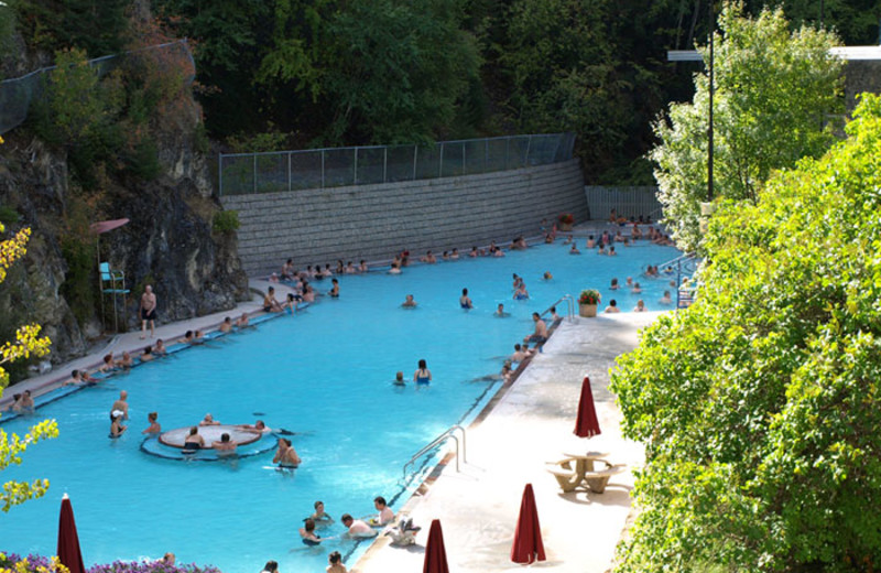 Hot springs near Bighorn Meadows Resort.