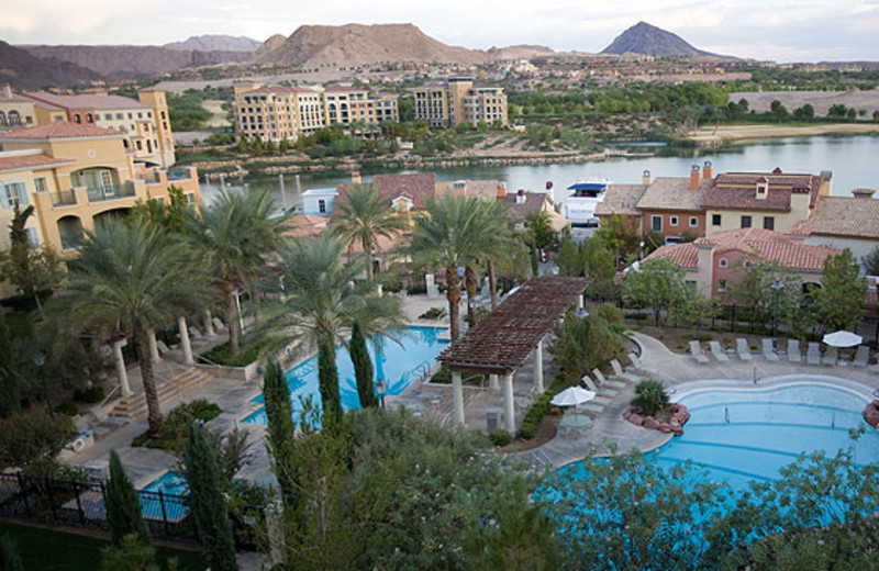 Aerial View of Pool & Hot Tub at MonteLago Village Resort