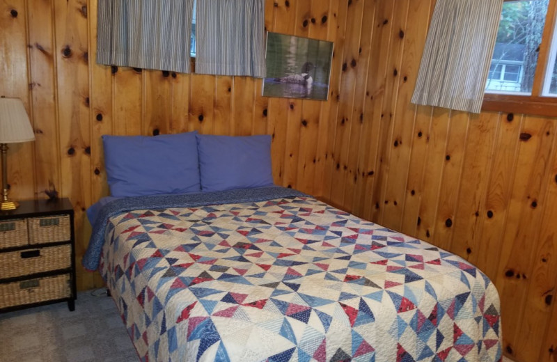 Rental bedroom at Northwoods Property Management.