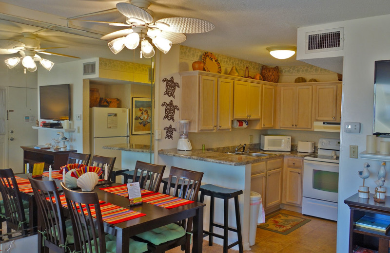 Rental kitchen at Resort Destinations.