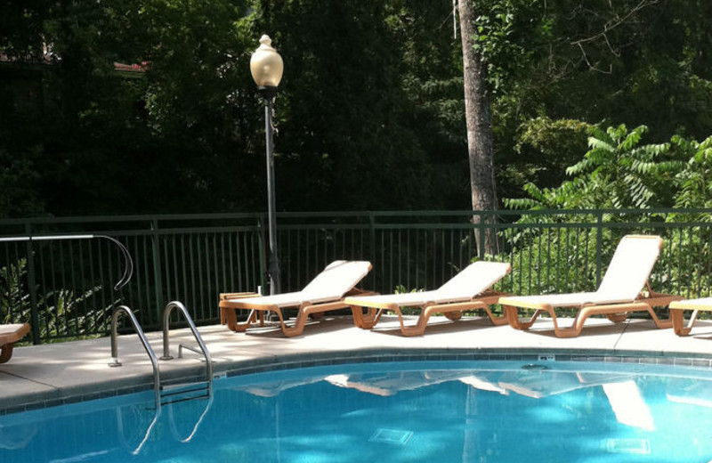 Outdoor pool at Old Creek Lodge.