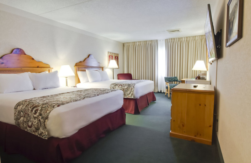 Guest room at Bavarian Inn of Frankenmuth.