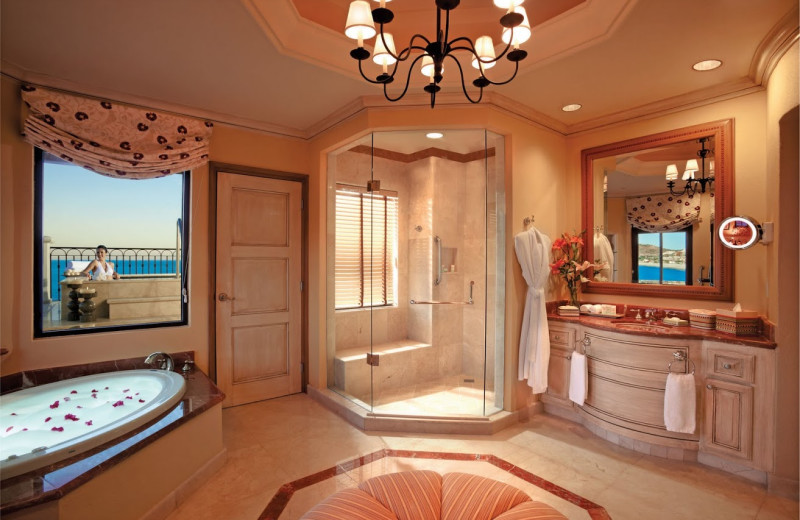 Suite bathroom at Los Cabos Resort.