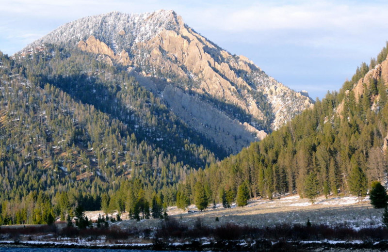 Mountain views at Galloup's Slide Inn.