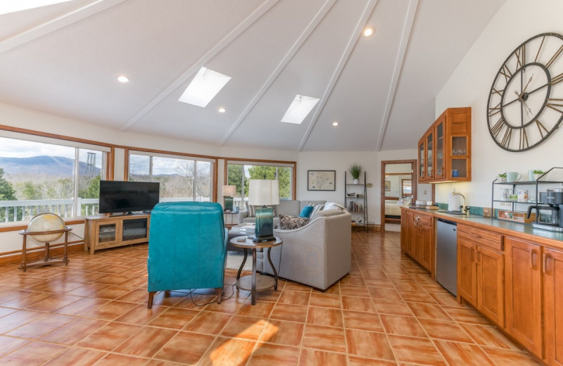 Rental living room at Yonder Luxury Vacation Rentals.